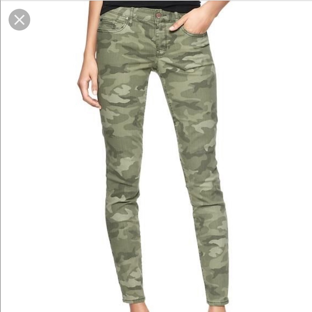 Gap CAMO Jeans 26 & 27 EUC 💚